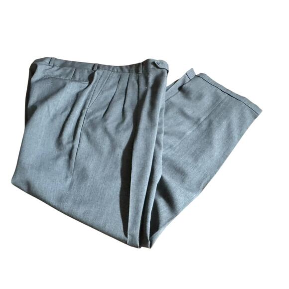 VTG Givenchy Monsieur Men's 36R Pleated Gray Dress Pants Career Work READ NOTE - Picture 3 of 7